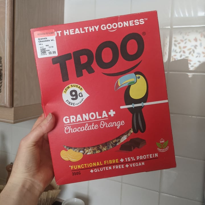 review photo of Troo Granola Chocolate with Orange shared by @amber99 on 21 Jul 2022 - review