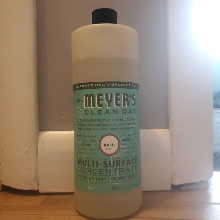 photo of Mrs. Meyer's Clean Day Multi Surface Concentrate Basil Scent shared by @561veggies on  25 Jun 2021 - review