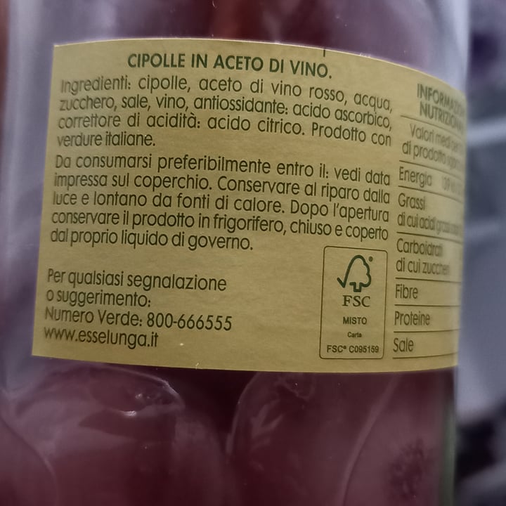 review photo of Esselunga Cipolle Borettane Con Aceto Di Vino shared by @robyferry on 25 Nov 2022 - review