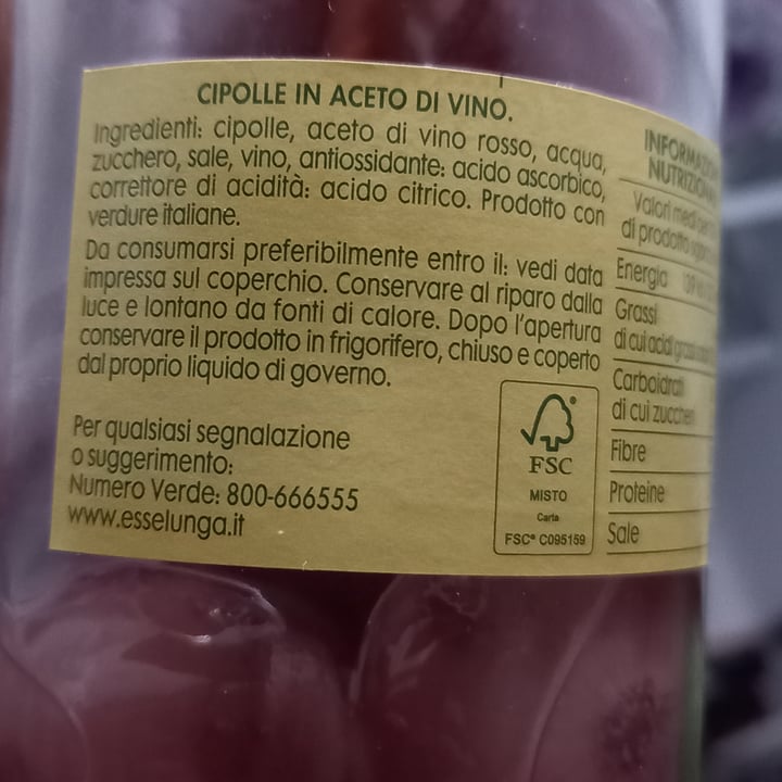 photo of  Esselunga Cipolle Borettane Con Aceto Di Vino shared by @robyferry on  25 Nov 2022 - review