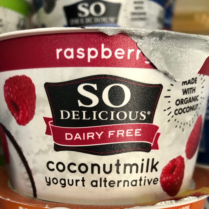 photo of So Delicious Dairy Free Raspberry Coconutmilk Yogurt Alternative shared by @carrotsandcarlos on  24 Jan 2021 - review