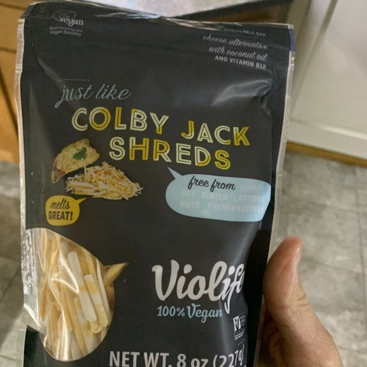 photo of Violife Colby Jack Shreds  shared by @bernie17 on  31 Dec 2020 - review