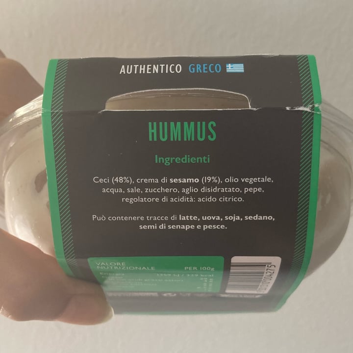 photo of Autentico greco da ifantis Hummus shared by @giucig on  11 Jul 2022 - review