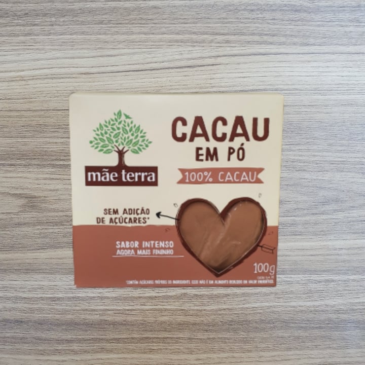 photo of Mãe Terra Cacau em Pó 100% shared by @biaarmada on  20 Jan 2022 - review