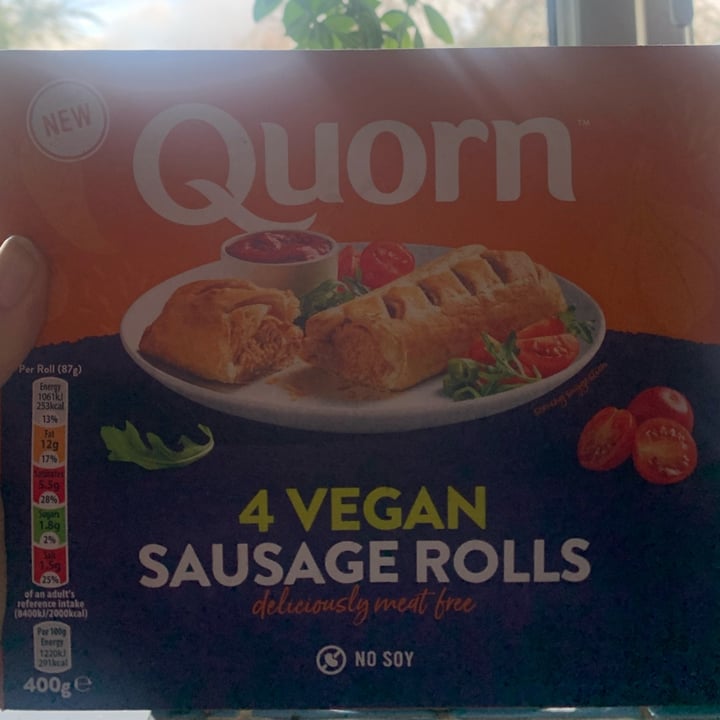 photo of Quorn 4 Vegan Sausage Rolls shared by @doped on  31 Dec 2021 - review