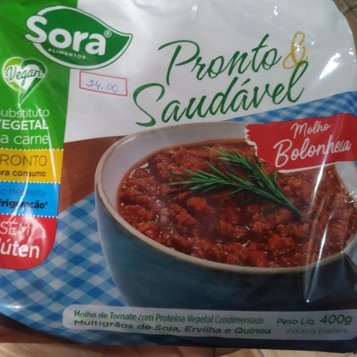 review photo of Sora Carne moída vegetal Pronto & Saudável- 250g shared by @renesilveira on 10 May 2022 - review