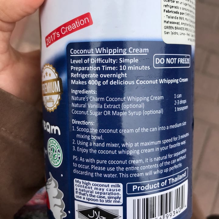 review photo of Nature's Charm Crema De Coco Nature Charm shared by @anselvegan on 21 May 2022 - review