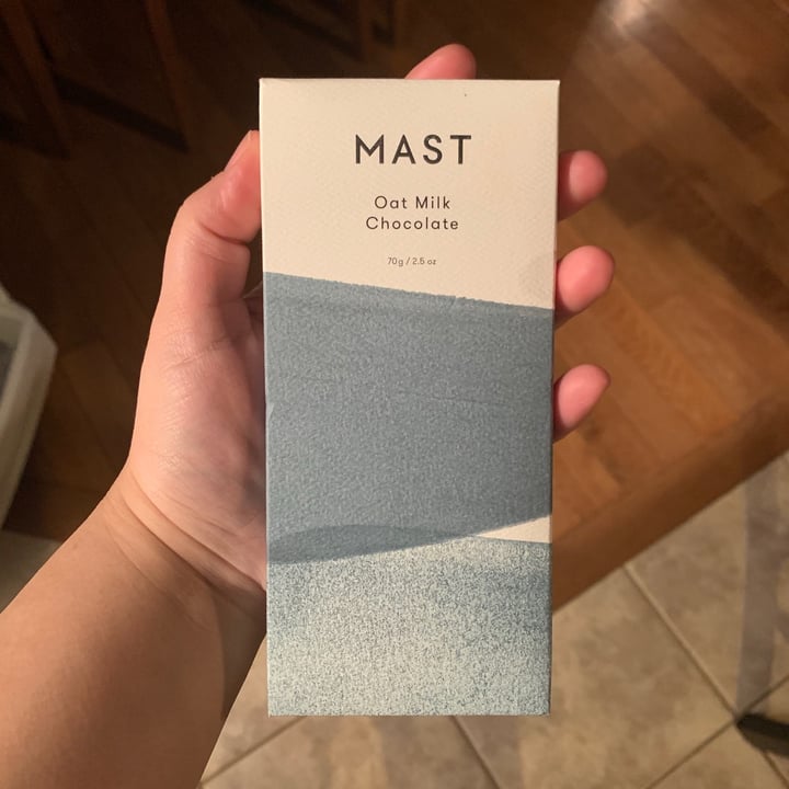photo of Mast Oat Milk Chocolate shared by @daniellebruesch on  04 Jan 2021 - review