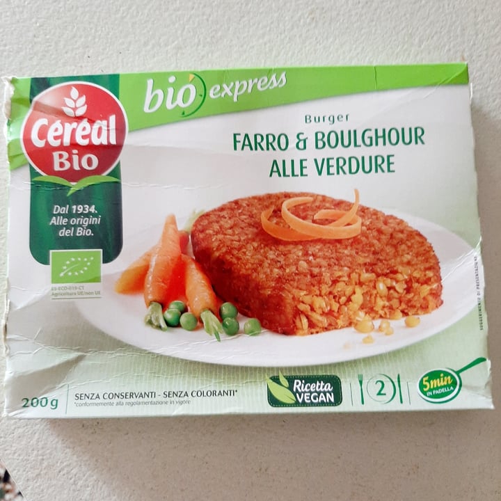 photo of Céréal Bio Burger Farro & Boulghour shared by @kate71 on  30 Nov 2022 - review