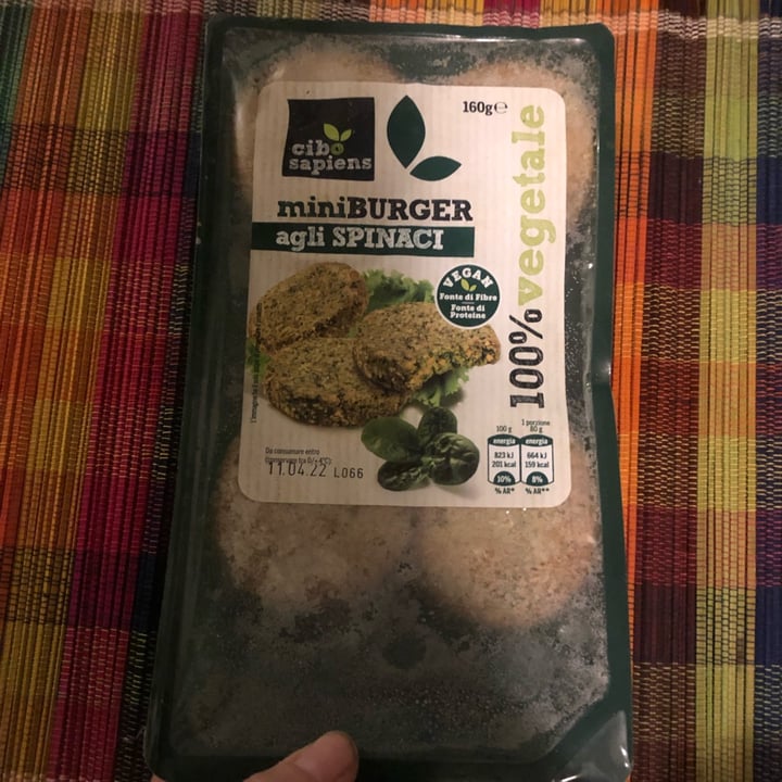 review photo of Cibo Sapiens Mini Burger Agli Spinaci shared by @massimofrescucci on 16 Mar 2022 - review