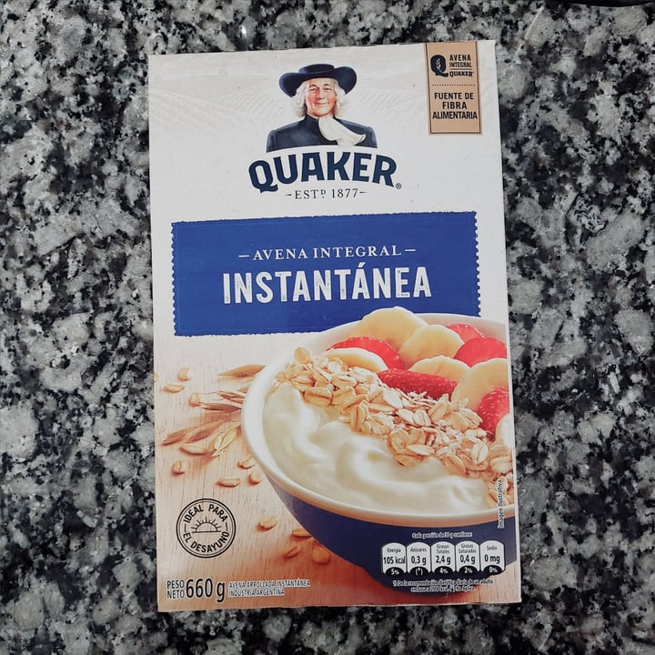 photo of Quaker Avena Integral Instantánea shared by @maripau on  19 Mar 2022 - review