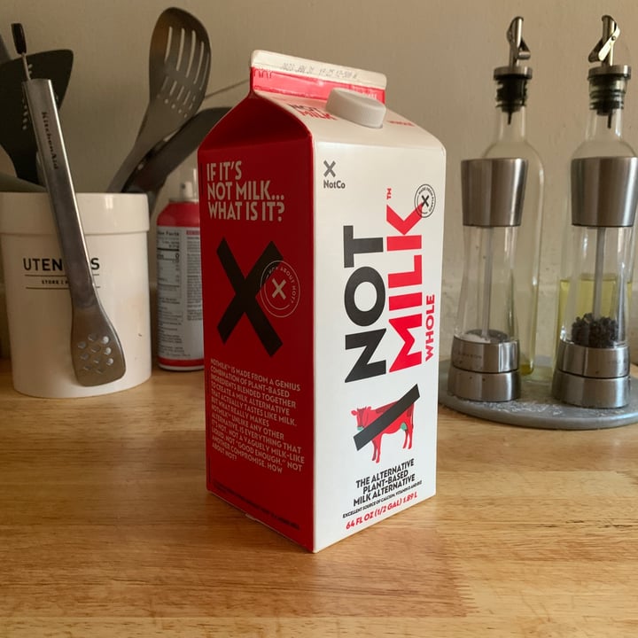 photo of NotCo Not Milk Whole Milk shared by @mae- on  04 Dec 2022 - review
