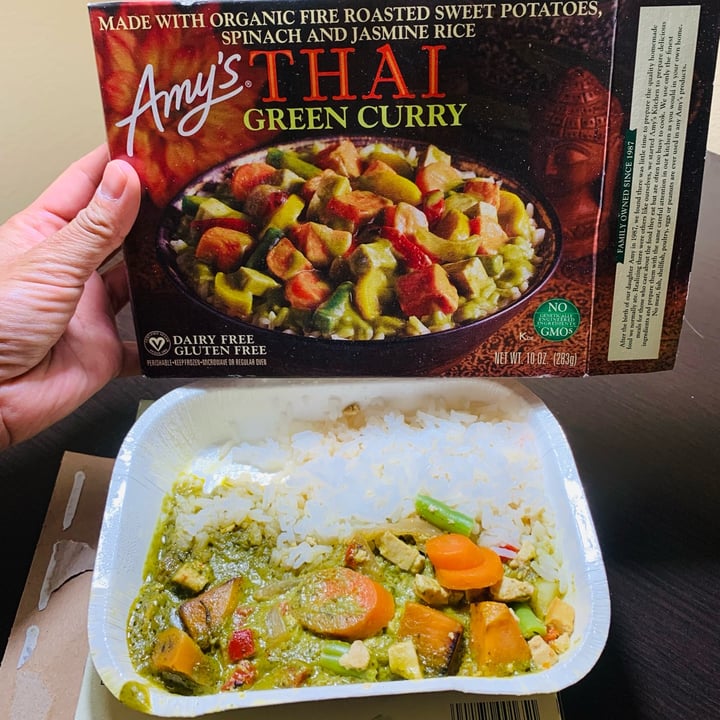 photo of Amy’s Thai Green Curry shared by @anasoto on  09 Apr 2022 - review