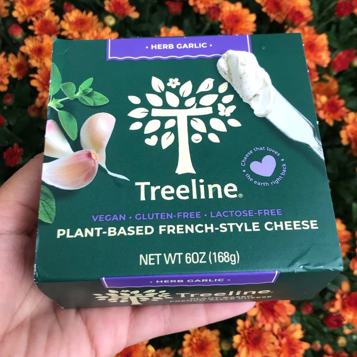 photo of Treeline Cheese Herb Garlic French Style Cheese shared by @rachelsveganlife on  07 Oct 2021 - review
