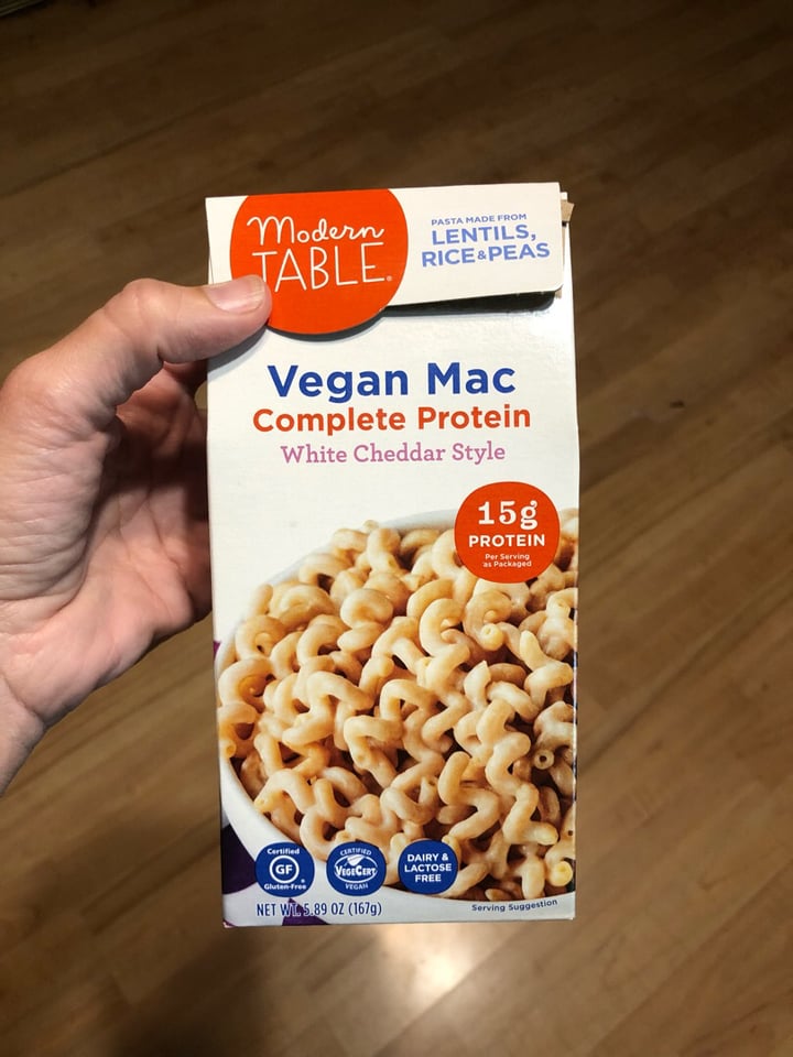 photo of Modern Table White Cheddar Style VEGAN MAC shared by @janeelizabeth on  23 May 2019 - review