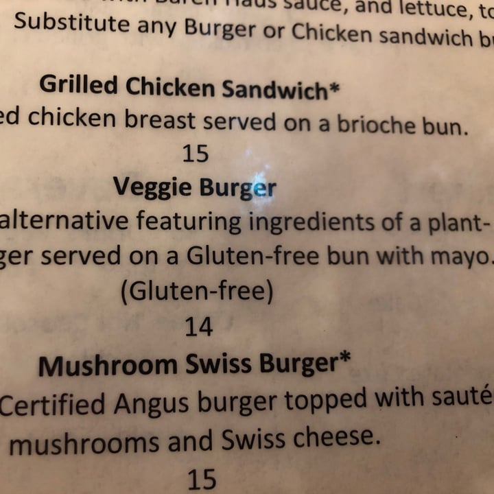 photo of Bären Haus Veggie Burger shared by @alex on  14 Mar 2021 - review