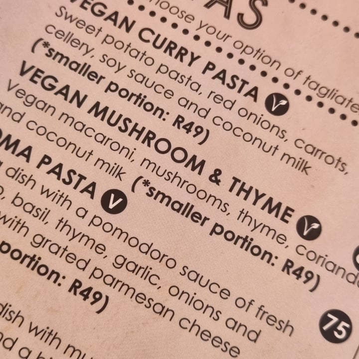 photo of Java Cafe/Bistro Stellenbosch Mushroom Pasta shared by @gittek on  12 Aug 2022 - review