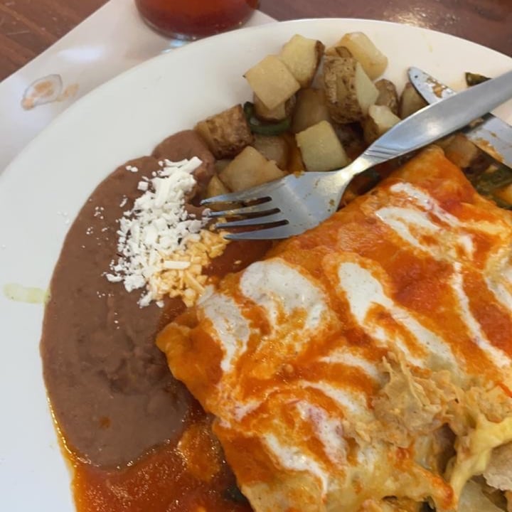 photo of Restaurante Los Magueyes Enchilada Vegano shared by @liliana04 on  18 Jul 2021 - review