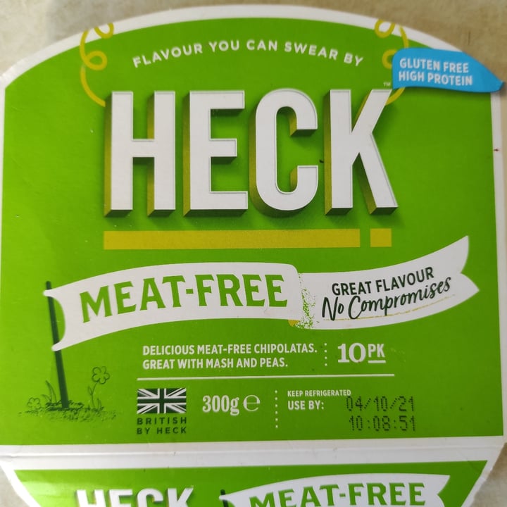 photo of Heck Meat-Free Sausage shared by @tuscanvegan on  03 Dec 2021 - review