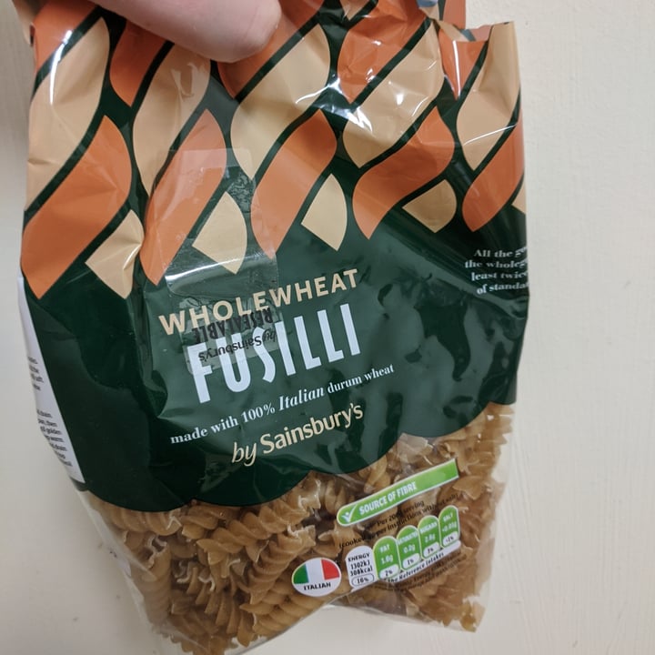 photo of Sainsbury's Wholemeal pasta shared by @yehudissum on  29 Sep 2020 - review
