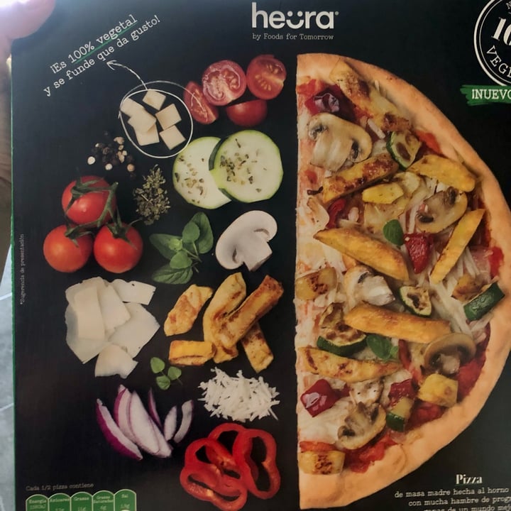 photo of Heura Heura Pizza 100% Vegetal shared by @vegannoe on  18 Aug 2022 - review