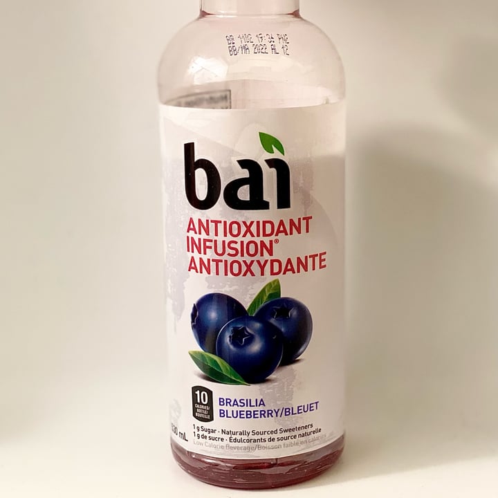 photo of Bai Brasilia Blueberry shared by @6ixvegan on  05 Dec 2021 - review