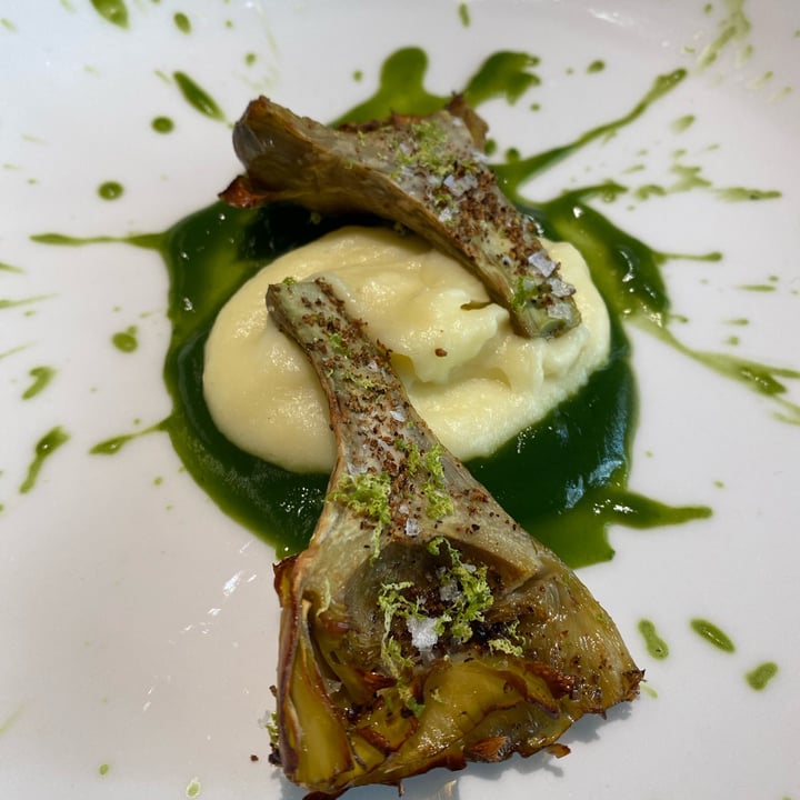 review photo of Fiola Ristorante Carciofo, ginepro, lime e menta shared by @valeada on 23 Mar 2022 - review