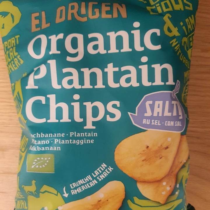 photo of El Origen Organic Plantain Chips salty shared by @jeanneloani on  17 Oct 2021 - review