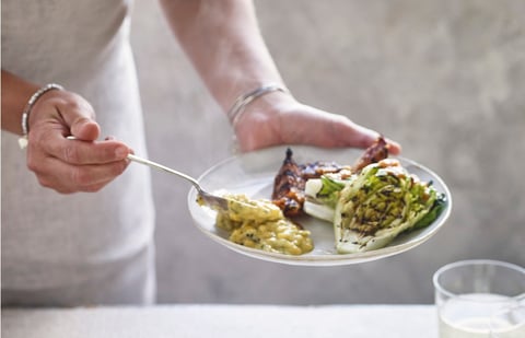 Tredwells, London: BBQ Baby Gem Recipe