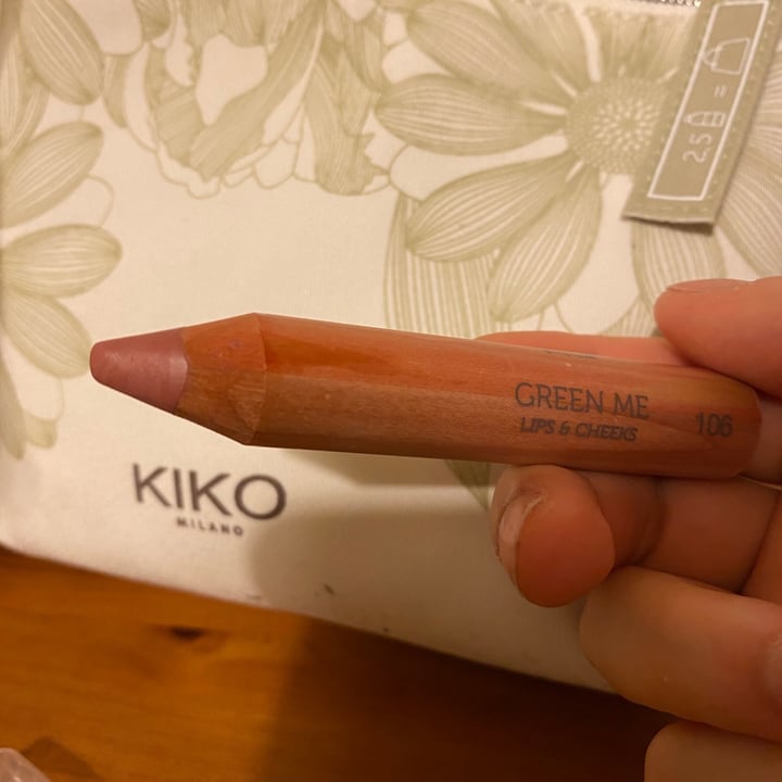 photo of Kiko Milano Green Me Lips And Cheeks Crayon shared by @dimito0o on  06 Dec 2020 - review