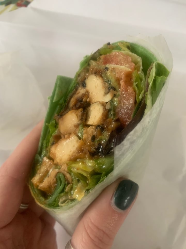 review photo of Tiger Lily Cafe Sesame Tofu Wrap shared by @jschwerz on 29 Dec 2019 - review