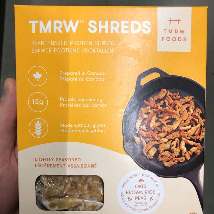 photo of TMRW Foods Lightly Seasoned Shreds shared by @ataraxsys on  11 Feb 2022 - review