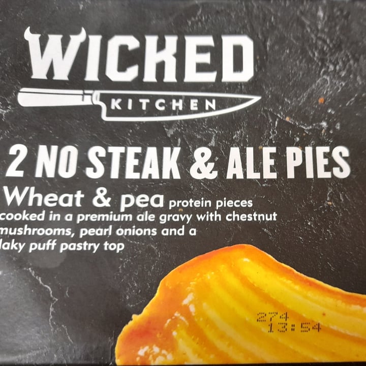 review photo of Wicked 2 No Steak and Ale Pies shared by @heatherthevegan on 30 Oct 2022 - review