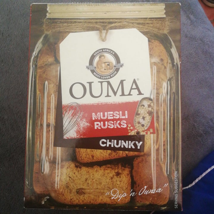 photo of Ouma Rusks Ouma Rusks Muesli Flavour shared by @johanjvdw on  21 Jul 2021 - review