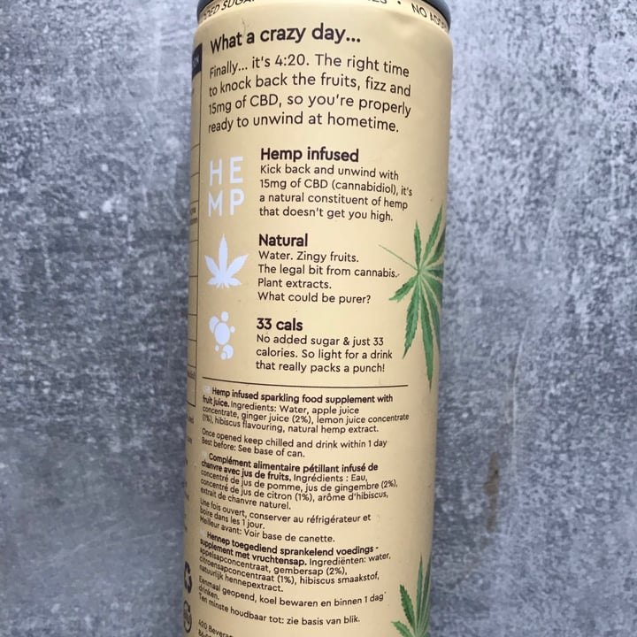 review photo of 420 CBD hibiscus ginger drink shared by @gu on 04 May 2021 - review