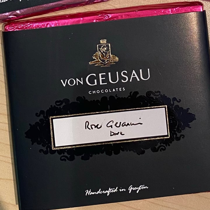photo of Von Geusau Bio med can CBD vegan chocolate shared by @jkim21293 on  31 Mar 2021 - review