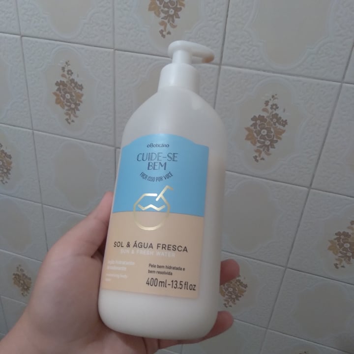 review photo of O Boticário Acquagel hidratante ameixa shared by @bellevegan on 20 Feb 2022 - review