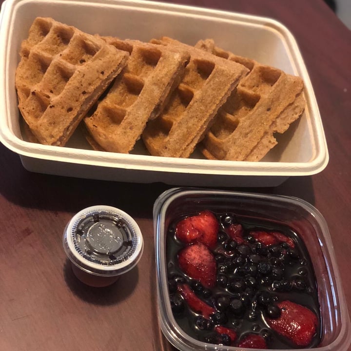 photo of Natural Blend Vegan Cafe & Juice Bar QUINOA WAFFLES shared by @alyalyza on  29 Apr 2020 - review