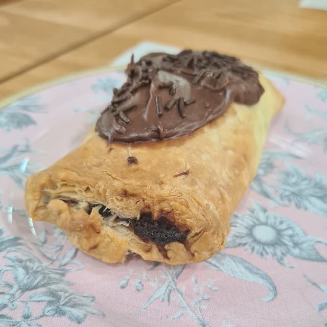Photo of the dish “Folhado de Nutella vegana”