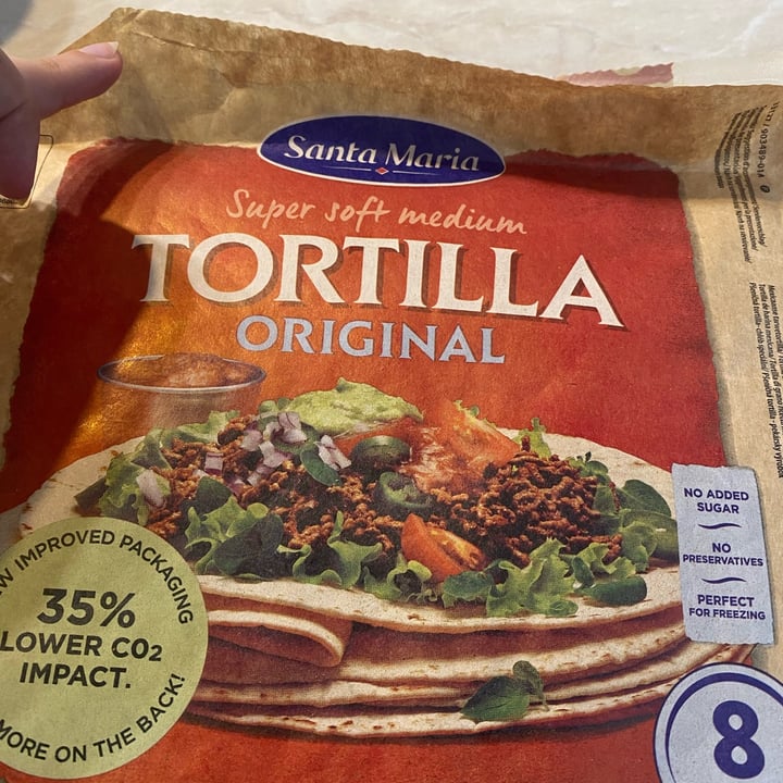 photo of Santa María Organic whole wheat Tortilla shared by @tyche on  27 Aug 2022 - review
