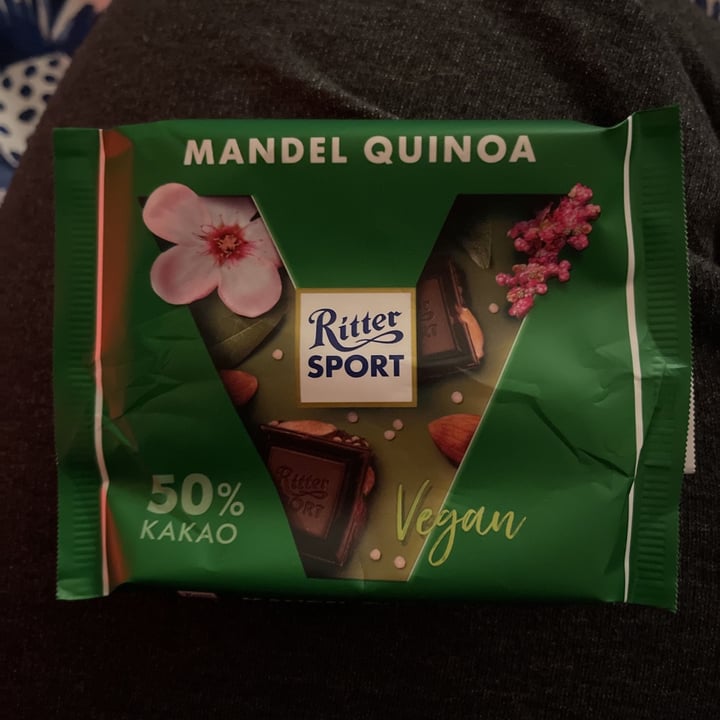 review photo of Ritter Sport Mandel Quinoa 50% Cacao shared by @cathyvanorten on 19 Jul 2021 - review