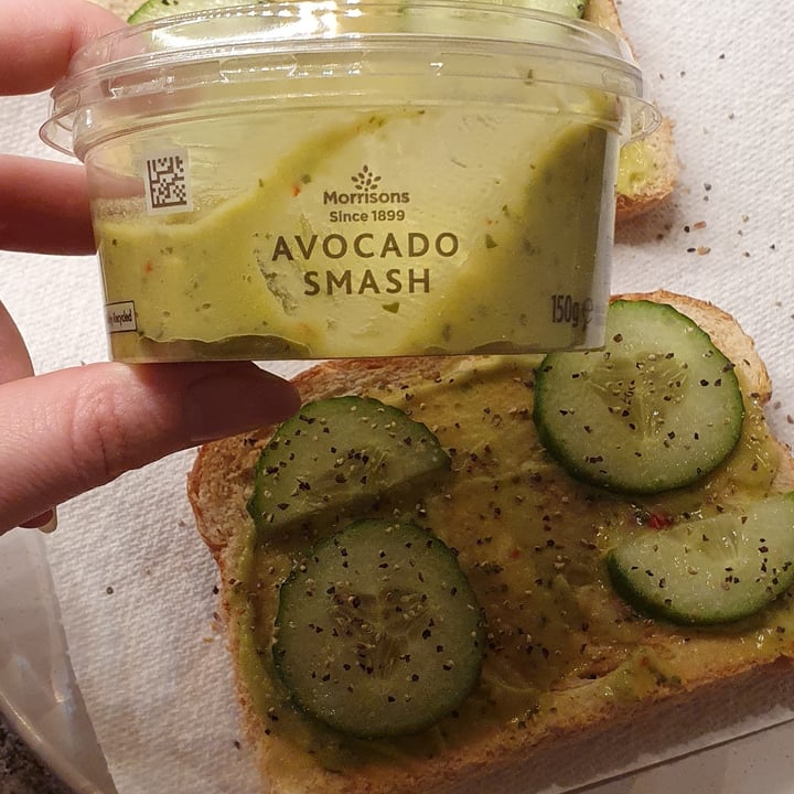 review photo of Morrisons Avocado Smash shared by @vegelaryian on 28 Feb 2021 - review