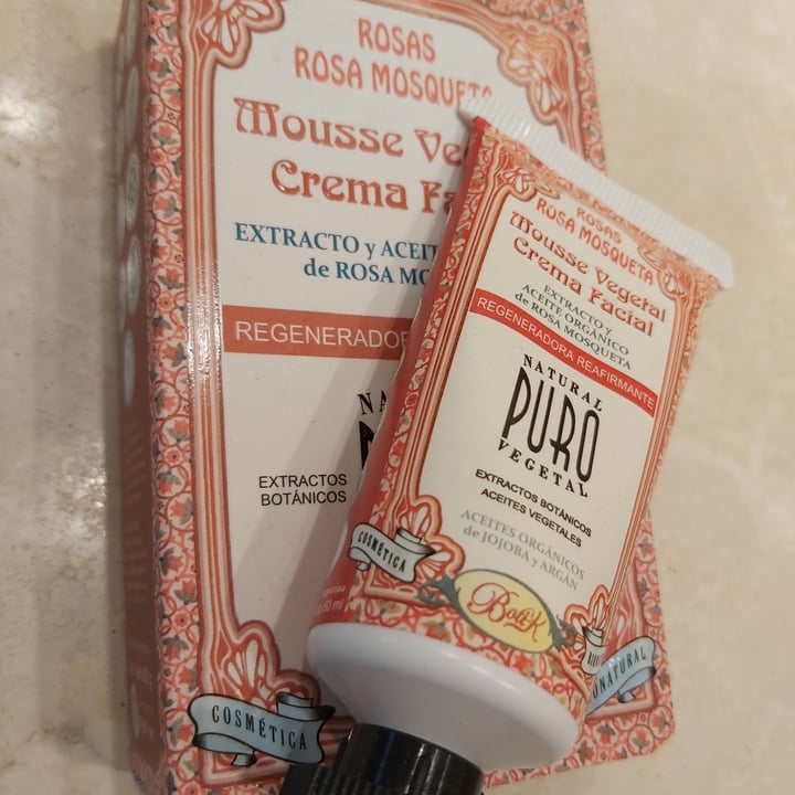 review photo of PuroBIO Cosmetico Rosa mosqueta Mousse Vegetal Crema Facial shared by @neleb on 25 Sep 2021 - review