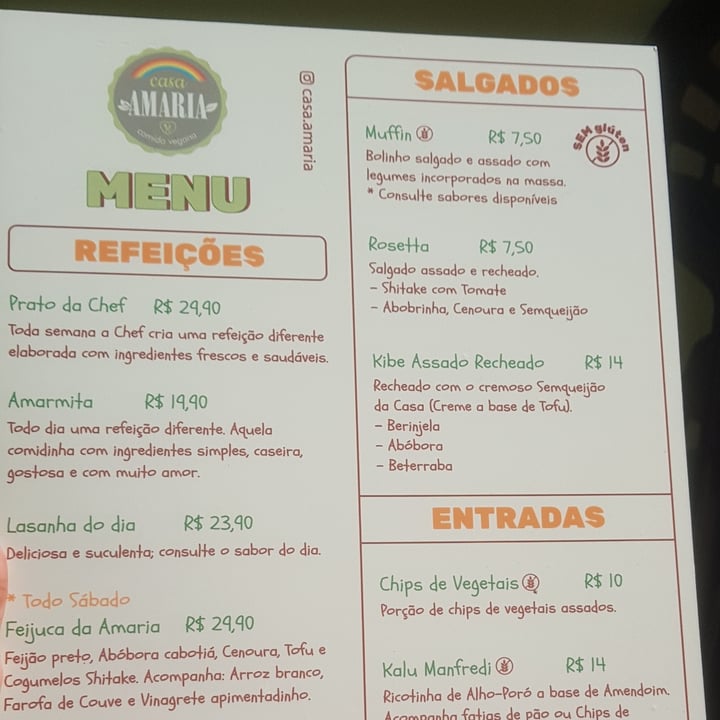 photo of Casa Amaria Feijoada Vegana shared by @mariaantonia08 on  07 May 2022 - review