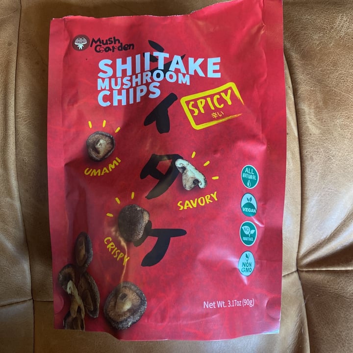 photo of mush garden Shiitake Mushroom Chips shared by @arriapatton on  29 Jul 2021 - review