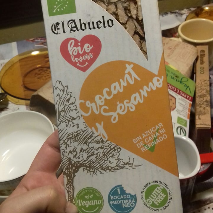review photo of EL ABUELO Turron Crocant Y Sésamo shared by @esquizofredy on 08 Jan 2021 - review