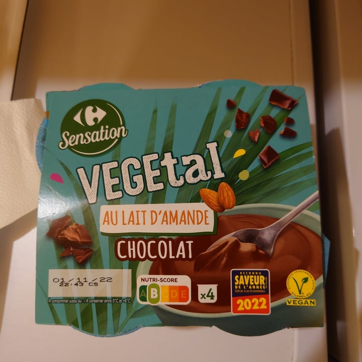 photo of Carrefour Sensation Vegetal Au Lait D’Amande shared by @yudofu on  25 Oct 2022 - review