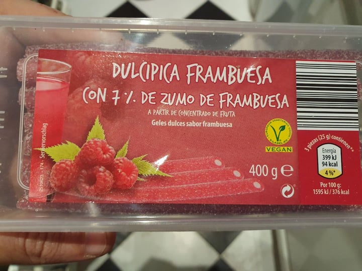 photo of ALDI Tronquitos De Frambuesa shared by @elgranmagoo on  13 Feb 2020 - review