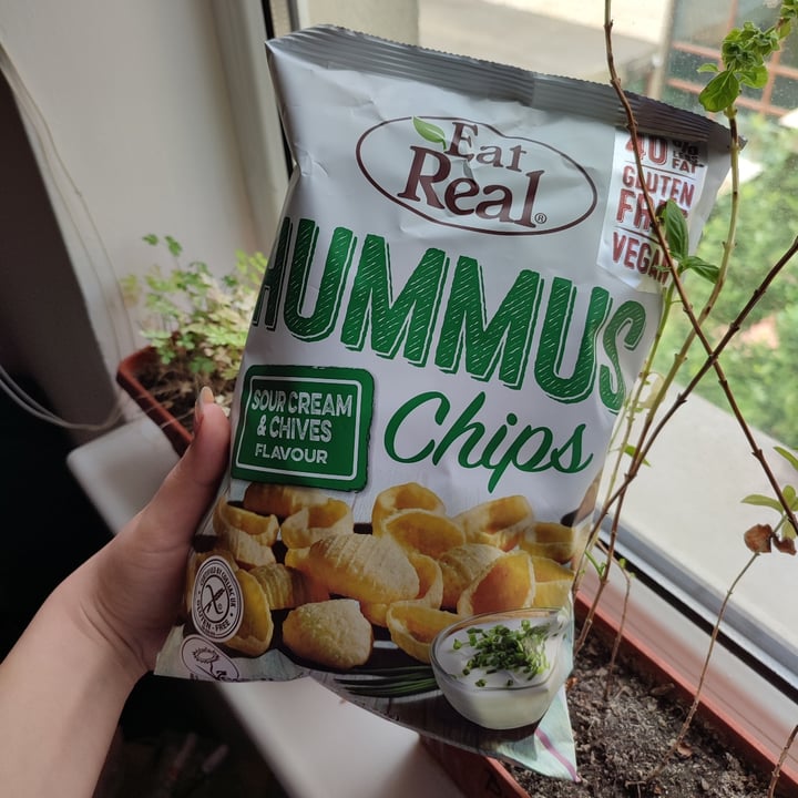 photo of Eat Real hummus sour cream chives shared by @flouredfingers on  03 Jul 2022 - review
