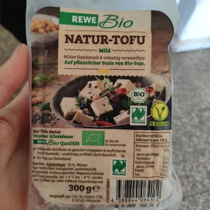 photo of Rewe Bio Natur Tofu shared by @sabsi95 on  26 May 2020 - review